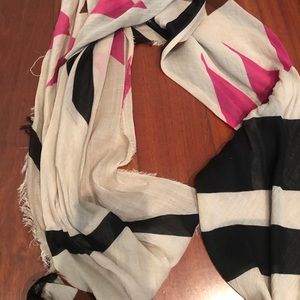 DVF wool silk scarf